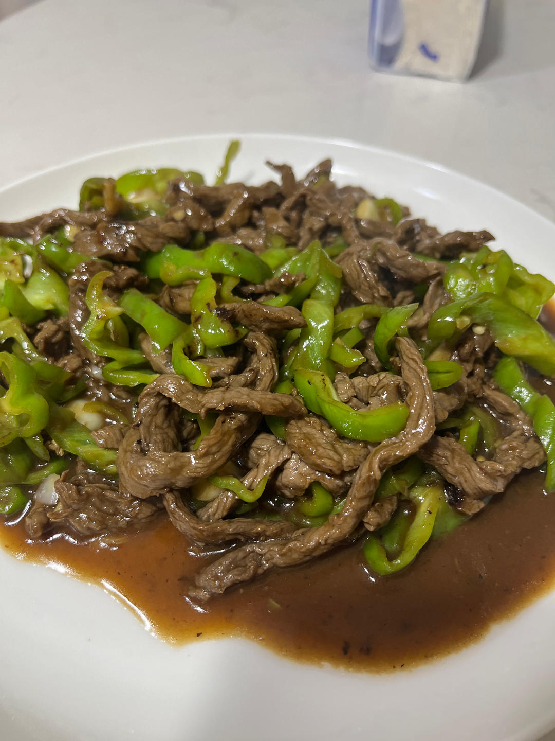 青椒牛肉丝