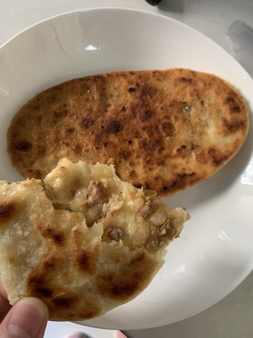 榨菜鲜肉锅盔（发面、死面通用）