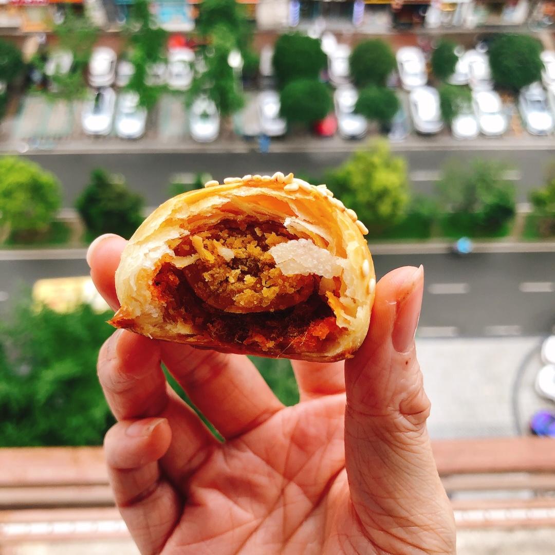 没有蛋黄的肉松麻薯酥