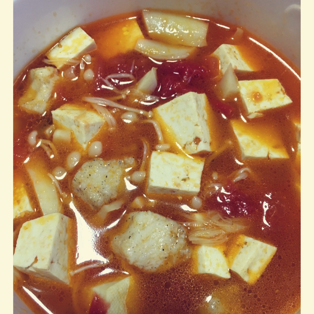龙利鱼豆腐煲