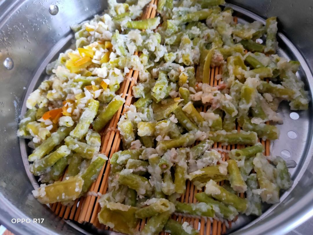 蒸豆角