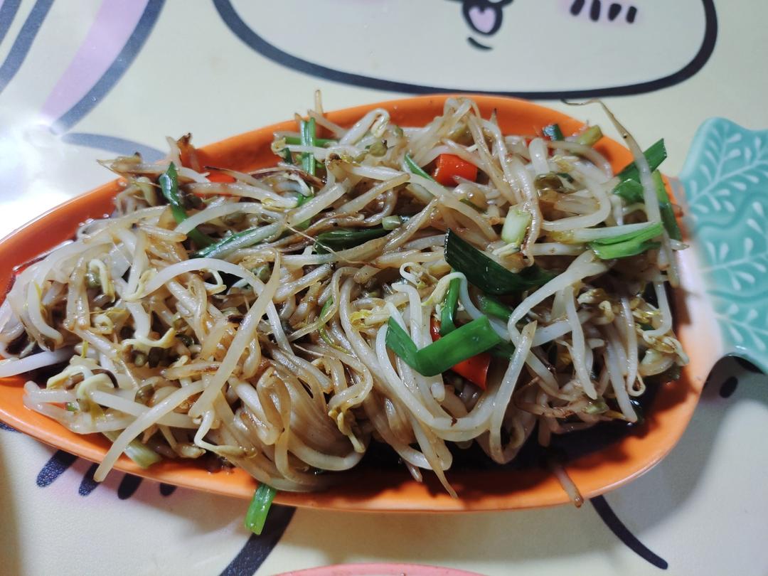 爆炒绿豆芽