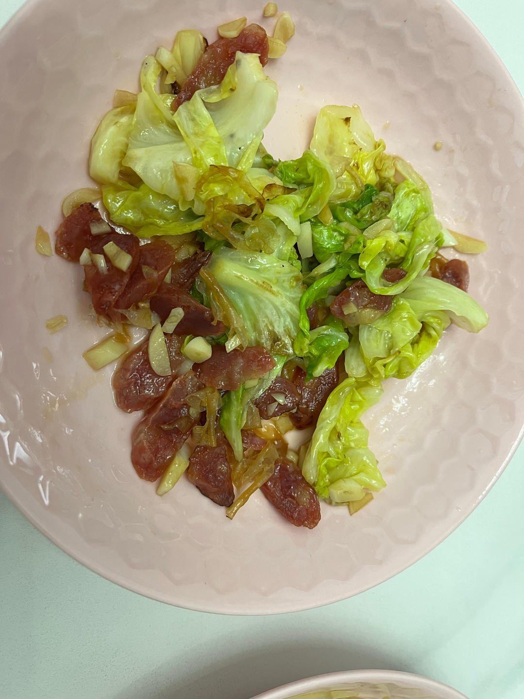 腊肠手撕包菜