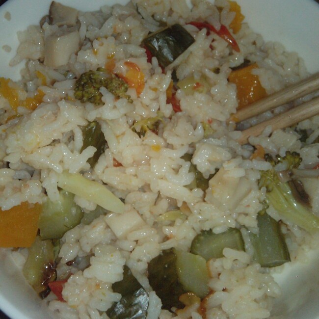 电饭锅蔬菜蒸饭
