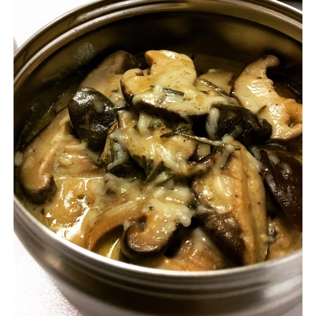 迷迭香烤蘑菇
