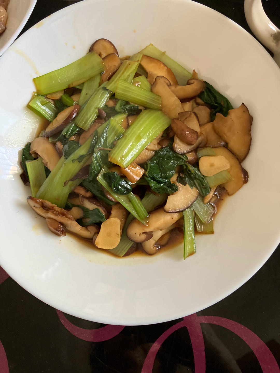 香菇鸡毛菜