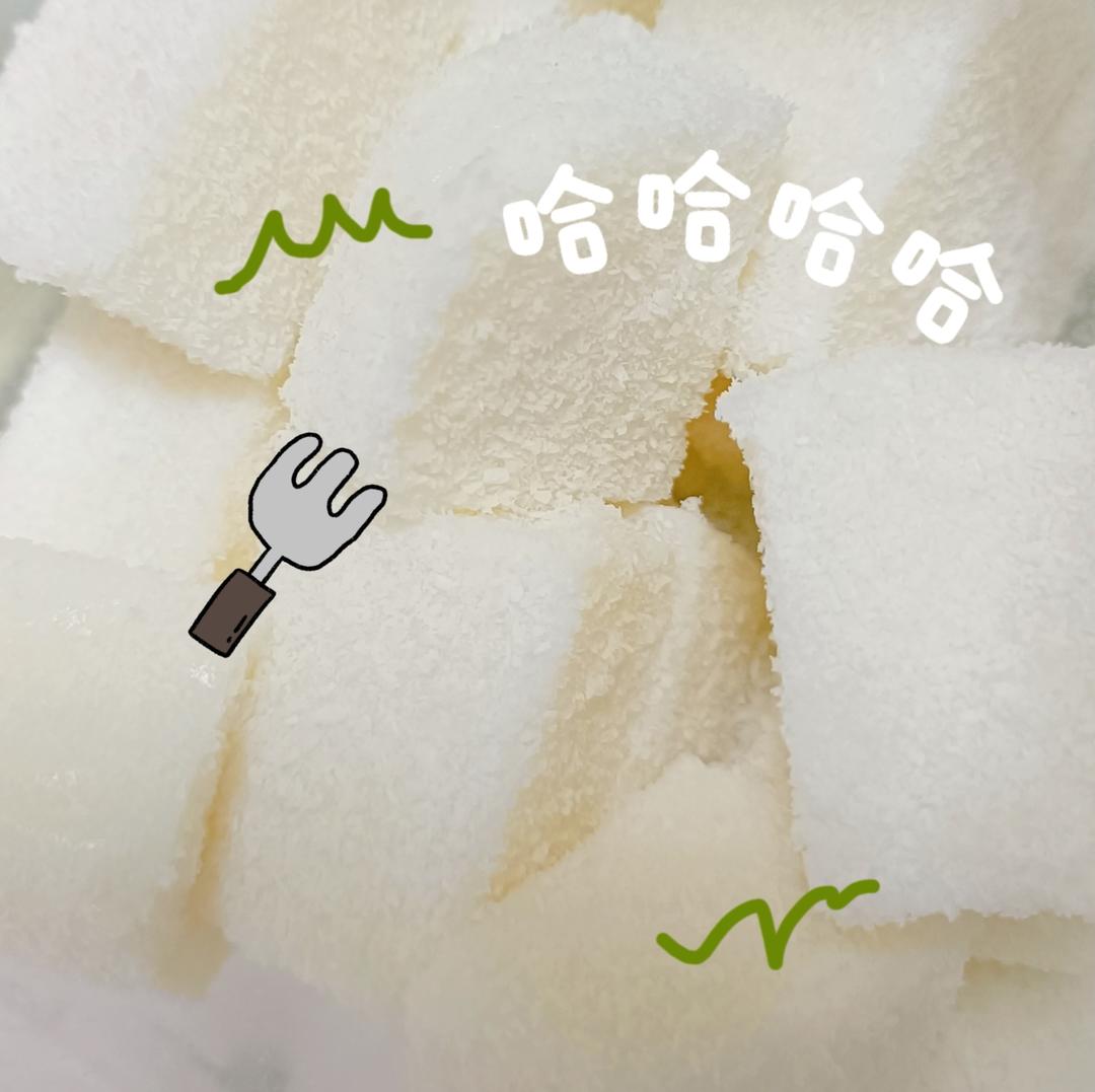 只要1个平底锅就能做的椰奶冻，免蒸免炸，Q弹顺滑奶味浓郁