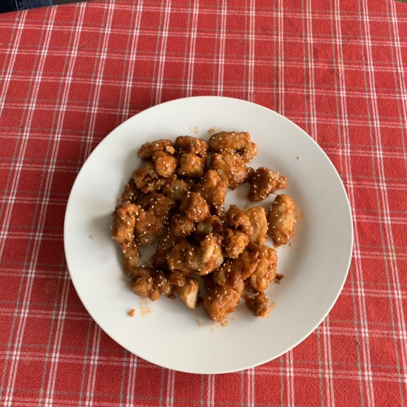 酸甜可口的糖醋里脊（鸡胸肉）