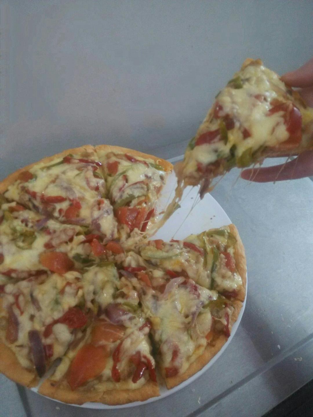 原香烧烤鸡肉比萨