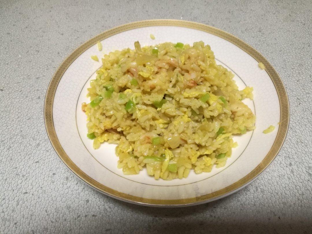 咖喱海鲜炒饭