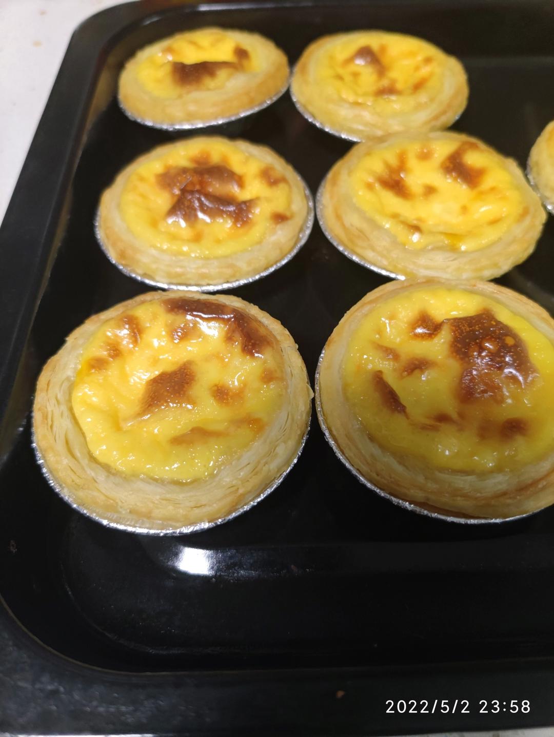 超嫩滑的葡式蛋挞(全蛋版)新手友好『秒杀KFC』