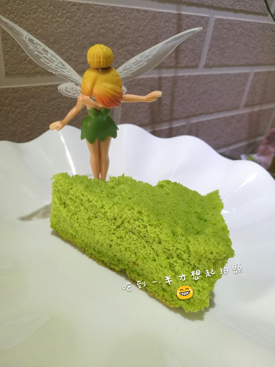 菠菜戚风蛋糕（8寸中空模具）