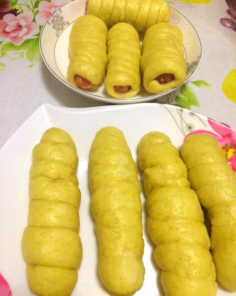 南瓜香肠卷[家简呈厨•私房面食]
