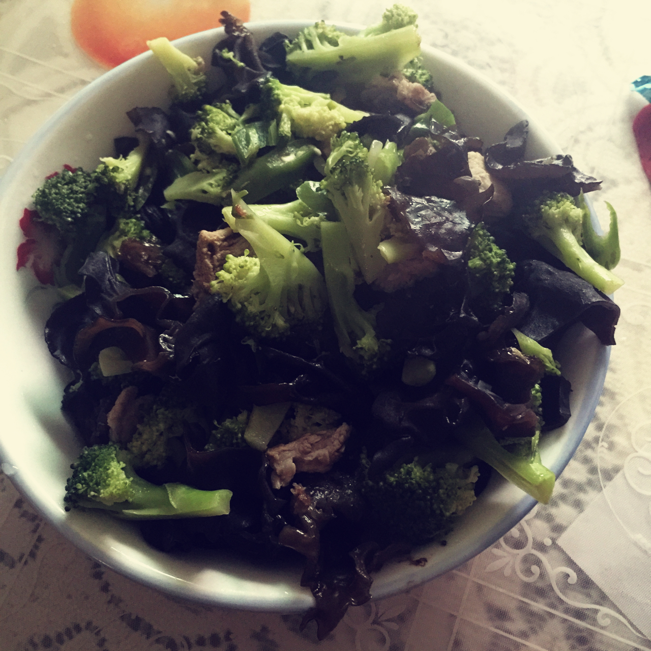 西兰花炒肉
