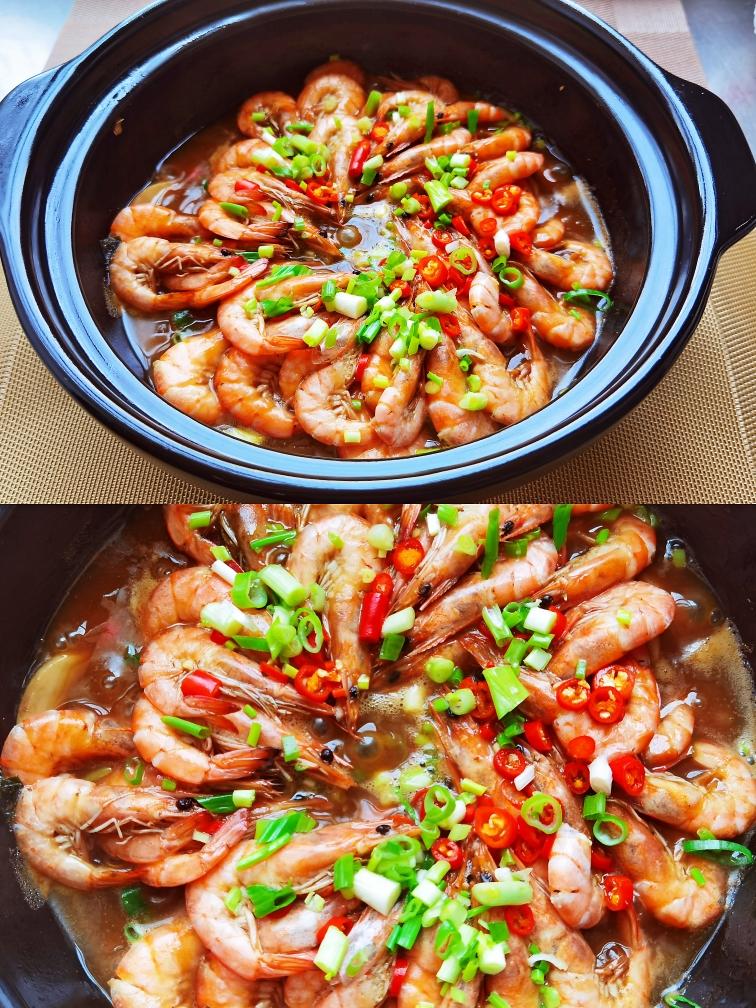 砂锅焖虾08的做法