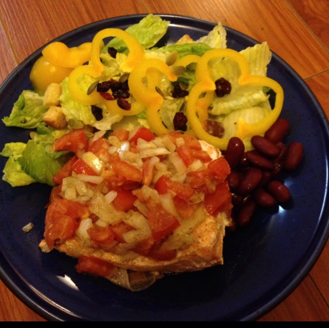锡纸烤三文鱼  （Salmon Baked in Foil）