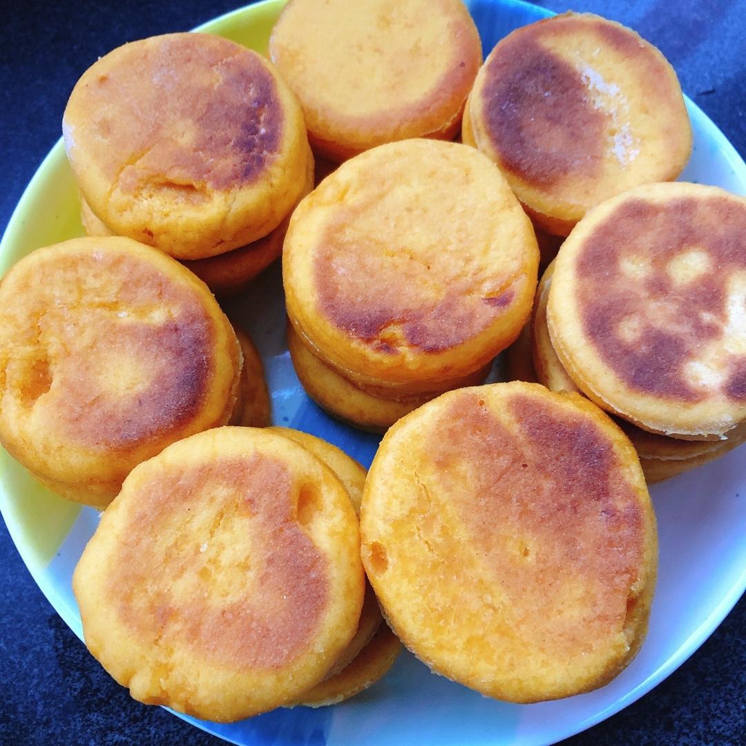 堂妈小厨——发面南瓜饼