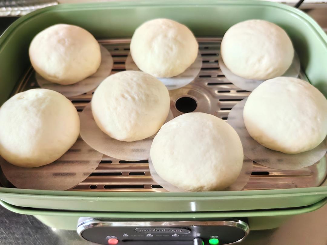 纯手工奶香馒头【无泡打粉，无添加】