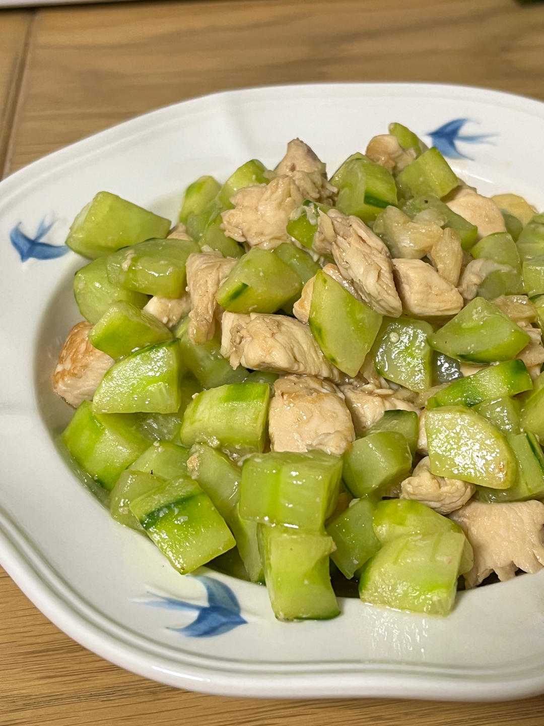 减脂晚餐 黄瓜炒鸡丁