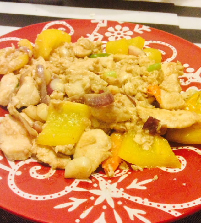 把鸡肉炒的嫩嫩的：青椒溜鸡片