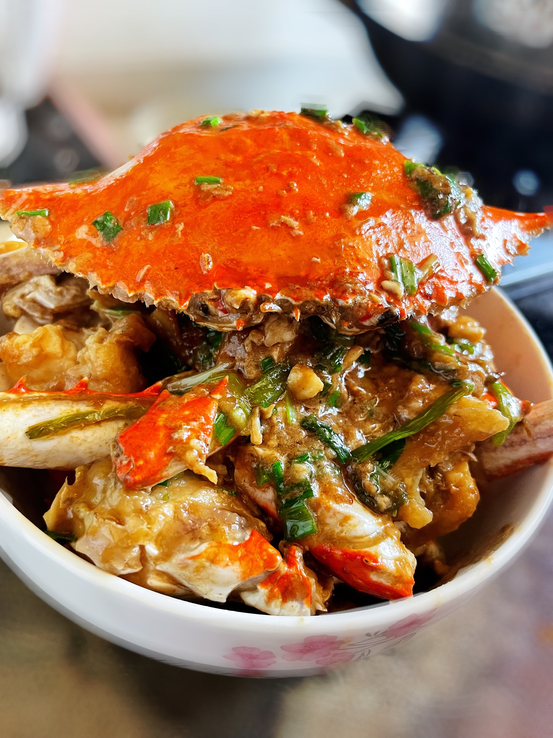 不放盐和酱油 爷爷烧的上海葱姜梭子蟹的做法