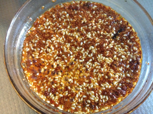 红红辣椒油