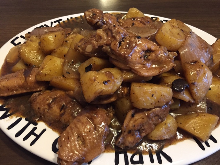 土豆焖鸡