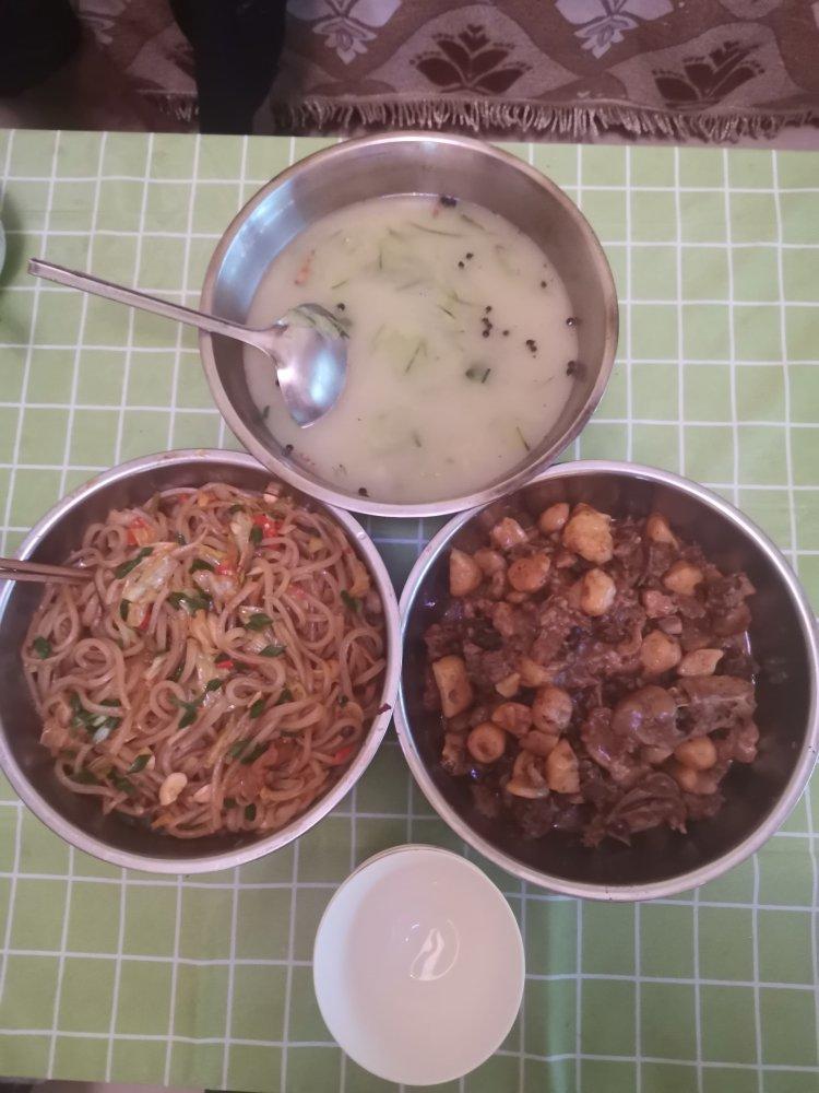 昨日晚餐