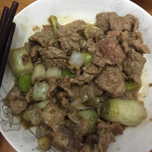 葱爆牛肉