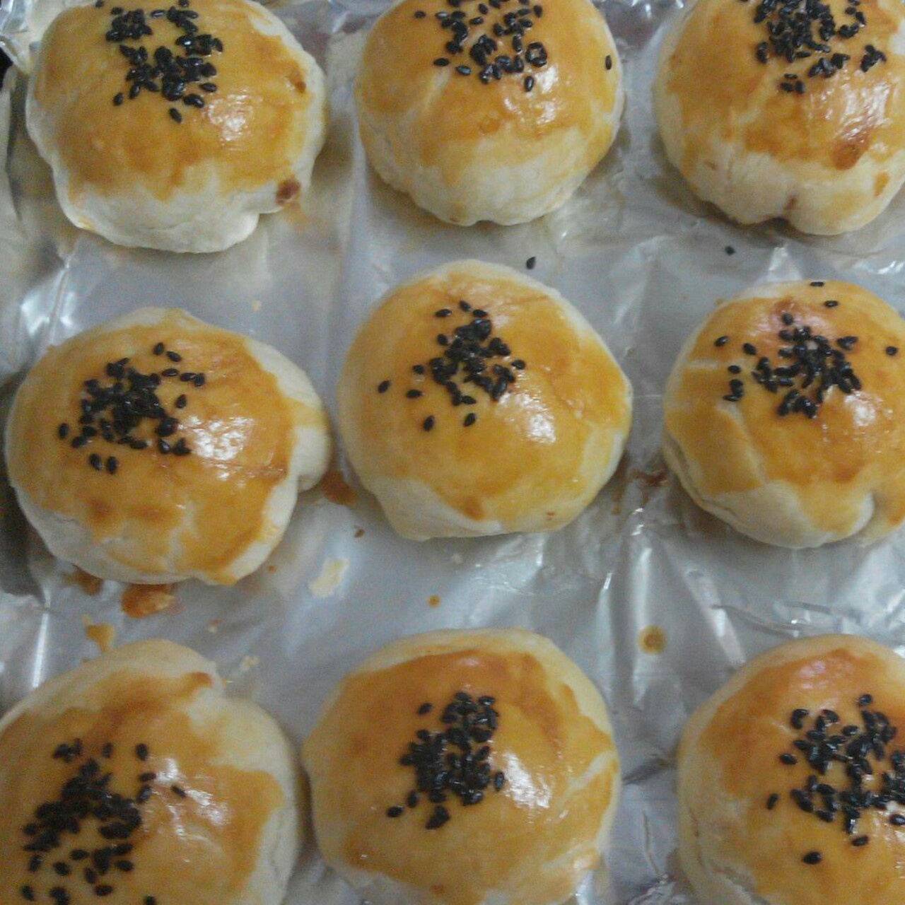 自制栗蓉蛋黄酥