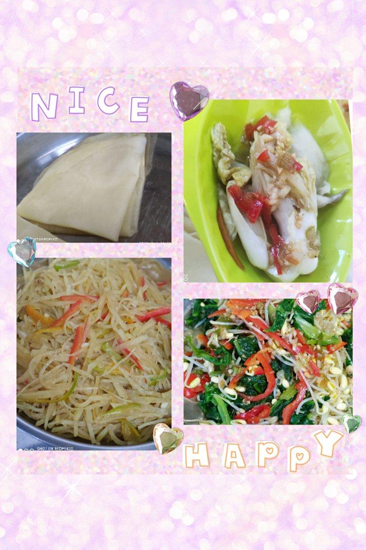 春饼   轻松一次做出十几张的春饼皮