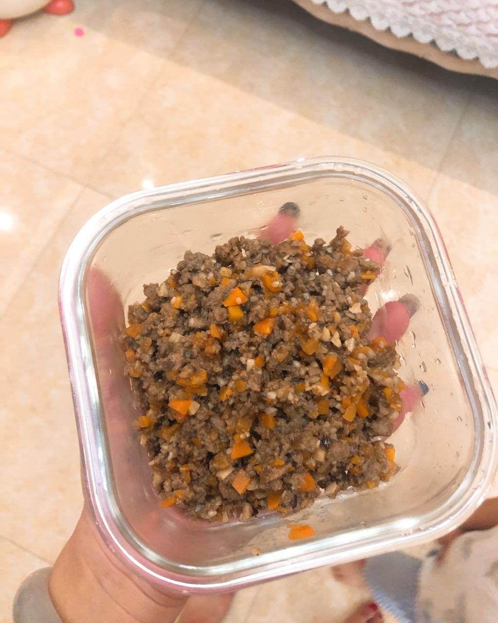 香菇牛肉酱  宝宝健康食谱