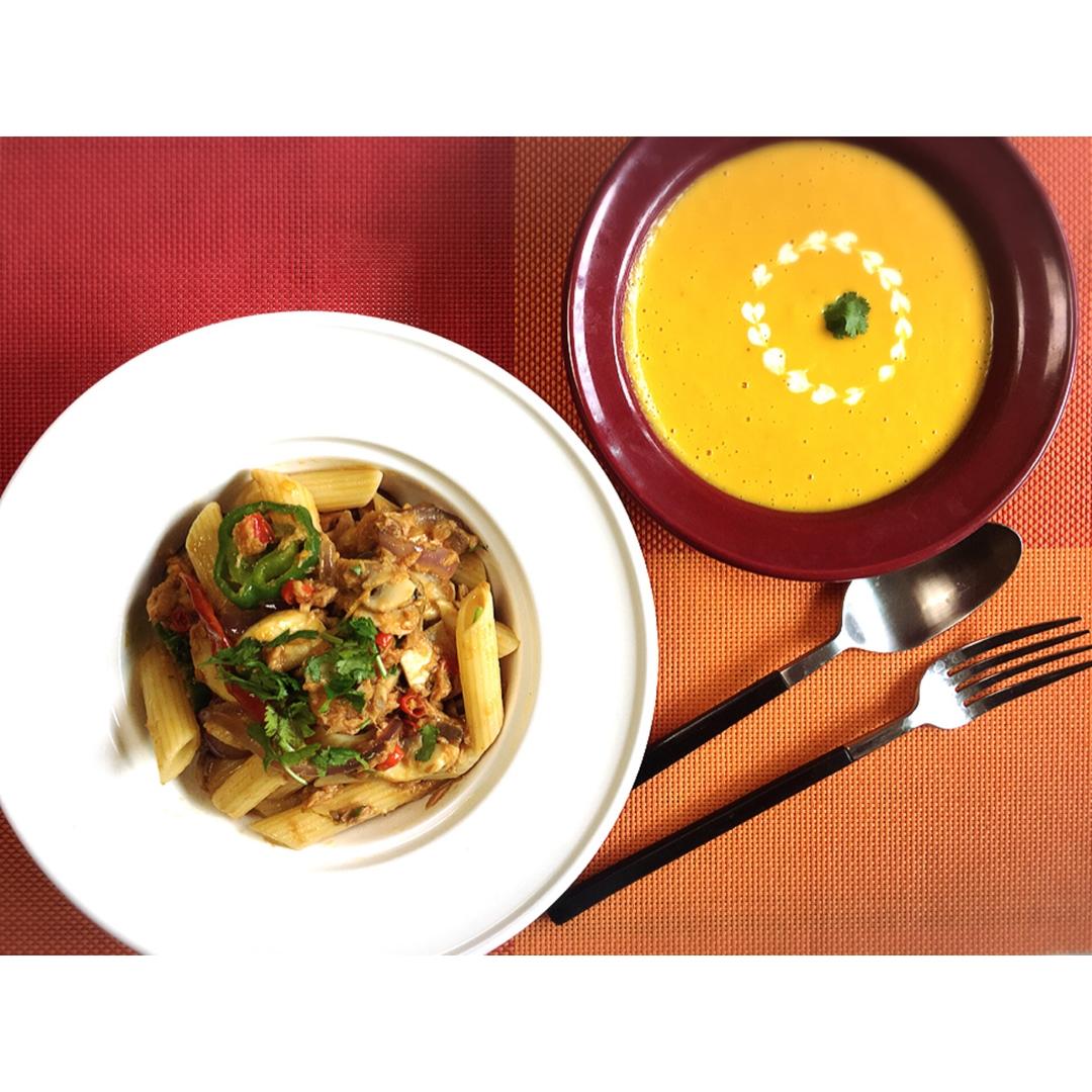 鲜辣金枪鱼意面