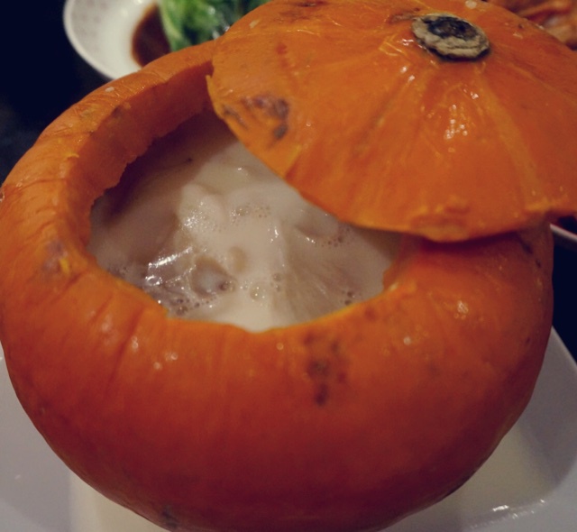 奶油浓汤南瓜盅