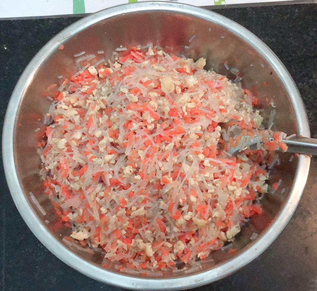 胡萝卜白菜素馅火烧