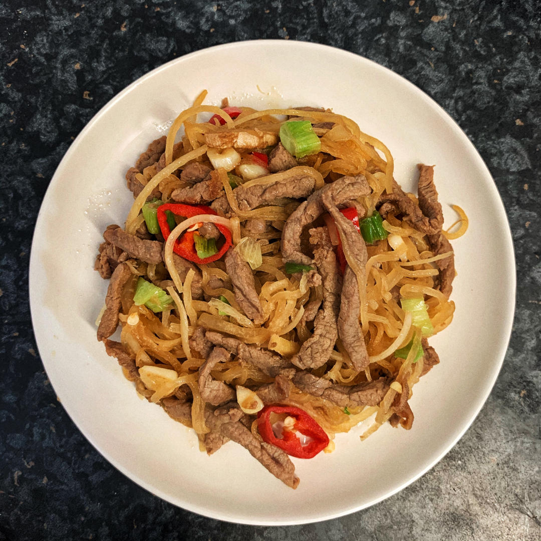 萝卜丝炒牛肉，萝卜小炒最好吃的做法了