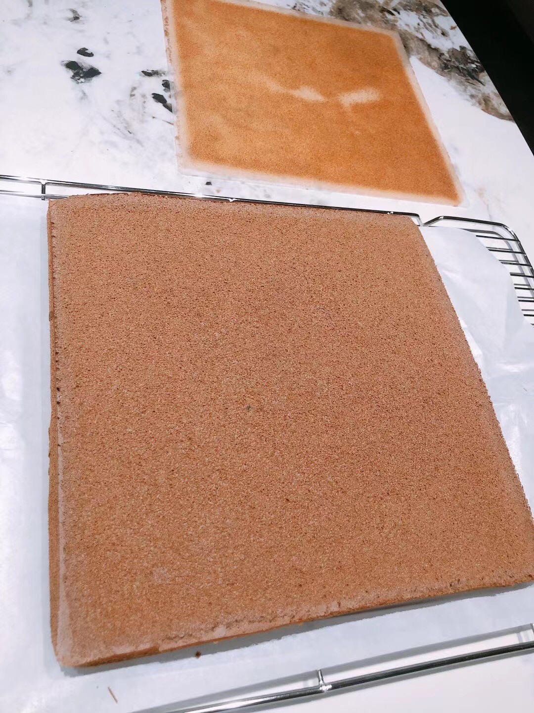 可可蛋糕卷🍰巧克力香缇奶油夹心