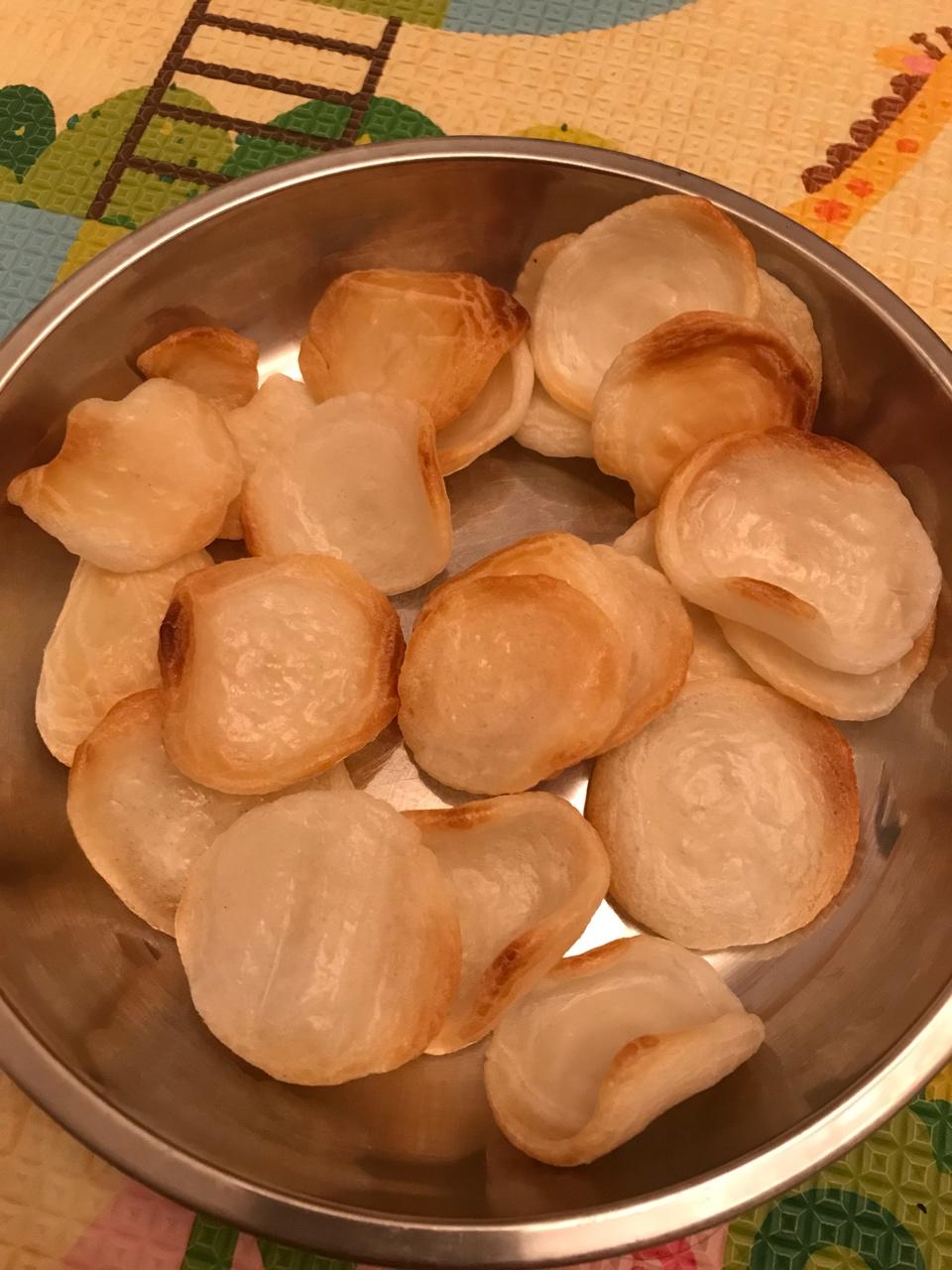 爱_源1124love做的烤箱虾片