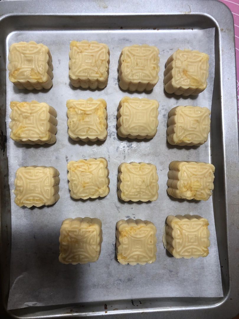 流心奶黄月饼（无吉士粉/转化糖浆版本）【曼食慢语】