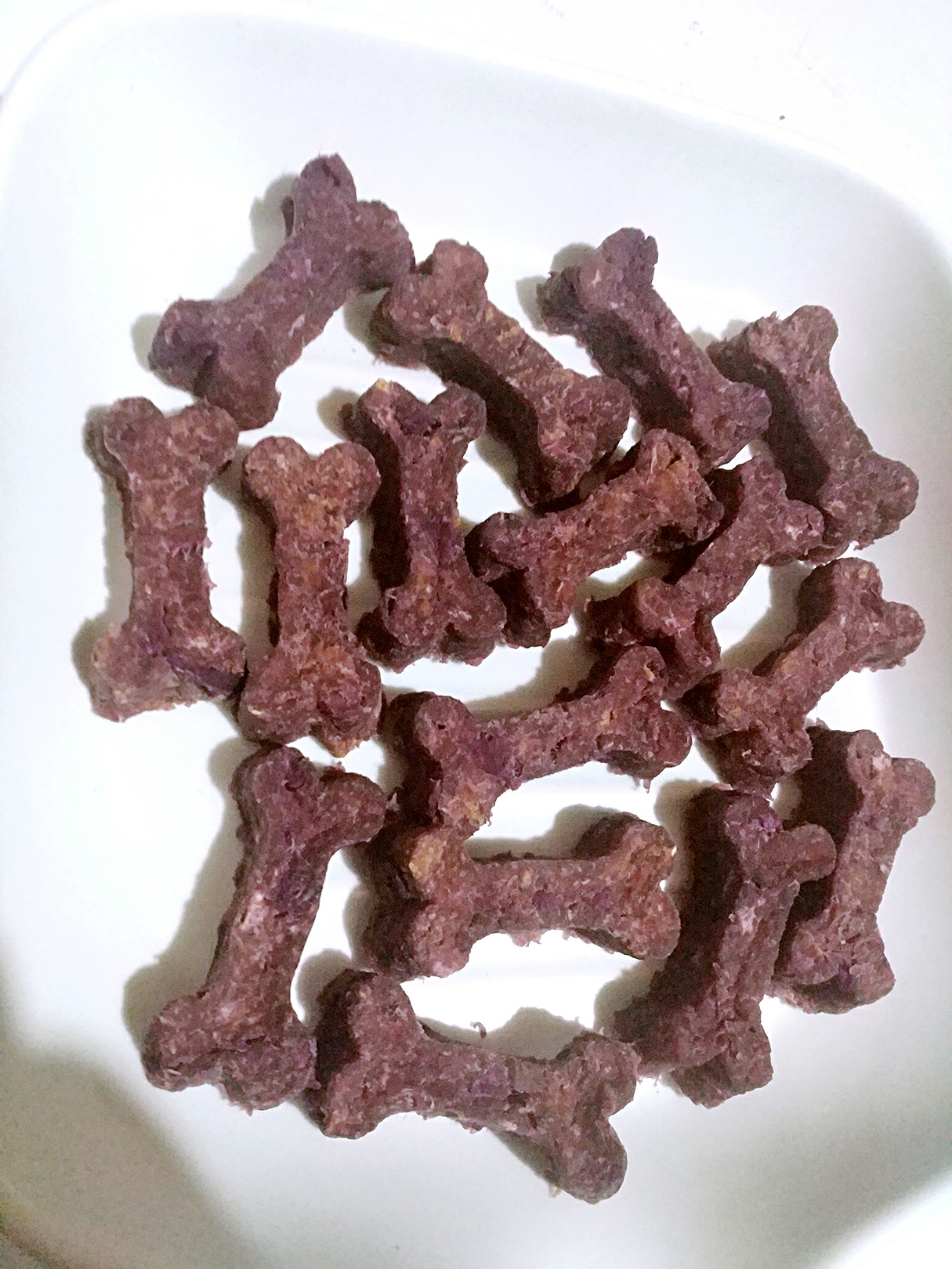自制宠物零食鸡肉紫薯饼干的做法 步骤6