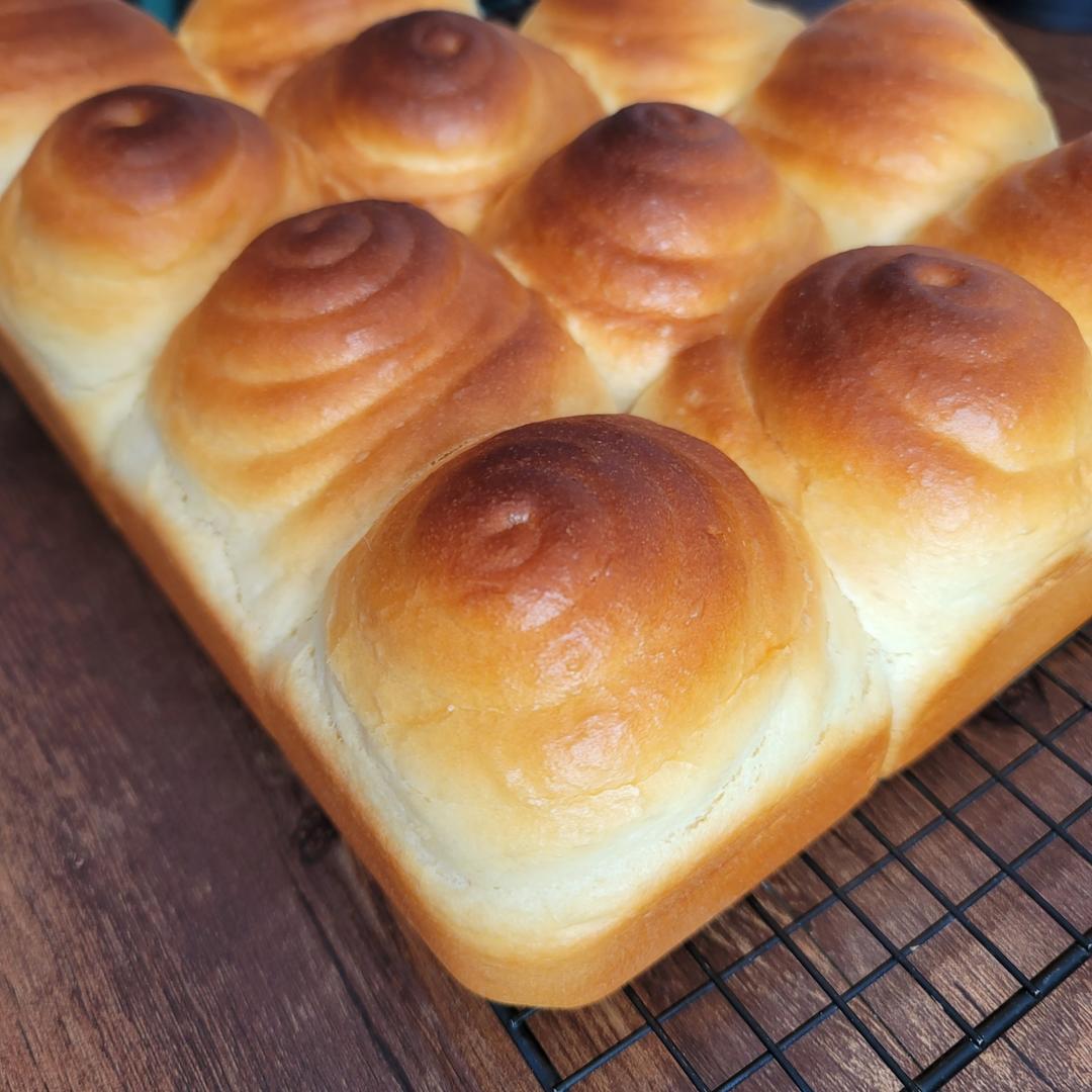 手撕奶油老面包【冷藏老面法】