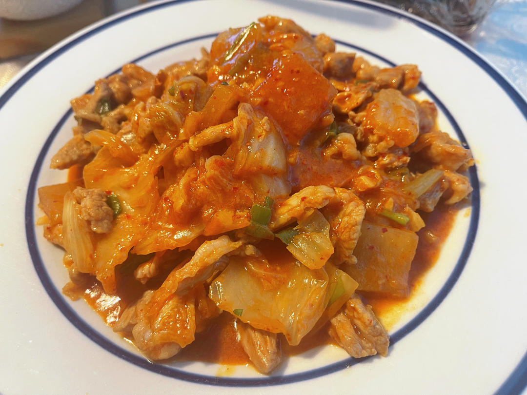 辣白菜炒猪肉