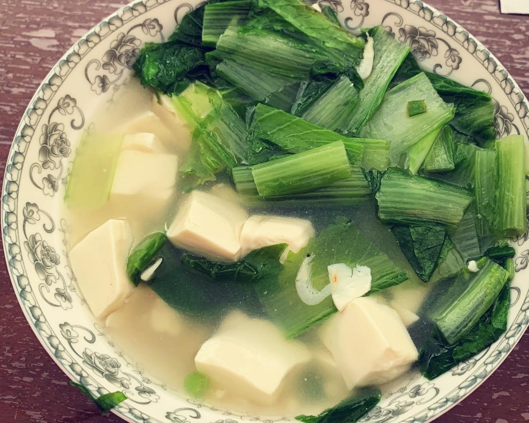 青菜豆腐汤