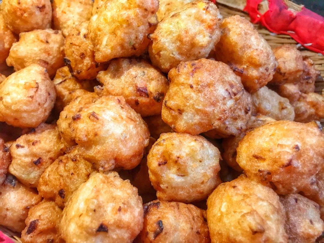 老丁的私房菜-素炸萝卜丸子