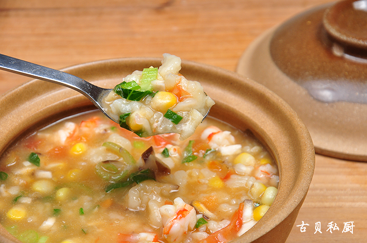 海鲜香菇疙瘩汤的做法