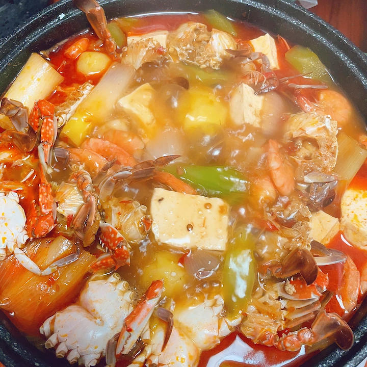 蟹肉煲