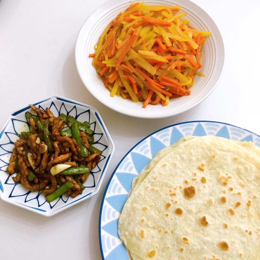 卷饼、春饼皮又薄又软还有韧劲的秘方