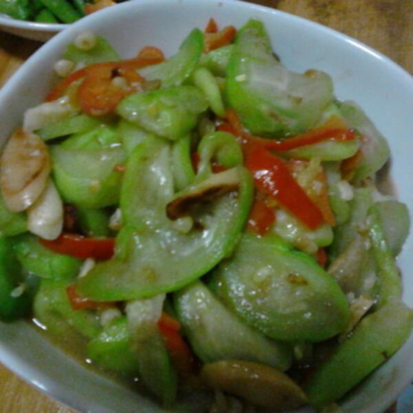 清炒丝瓜（川味家常做法）