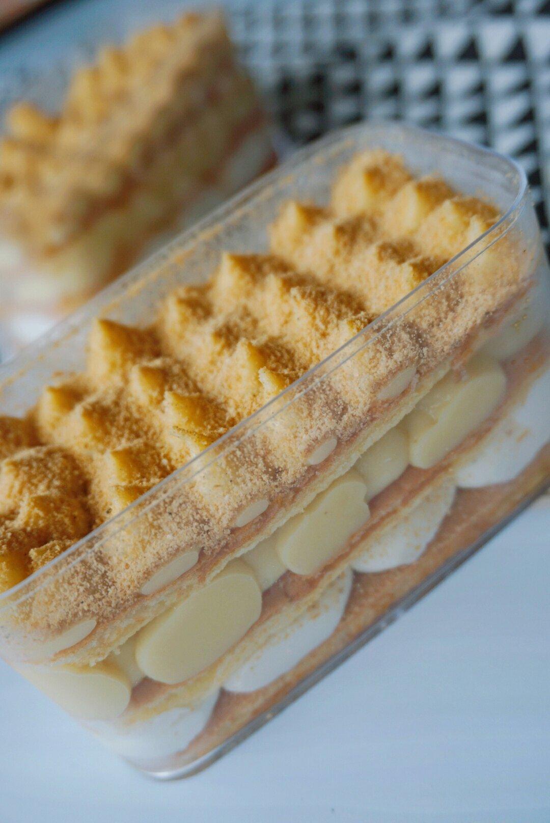 小呀么小包子做的日式豆乳盒子蛋糕