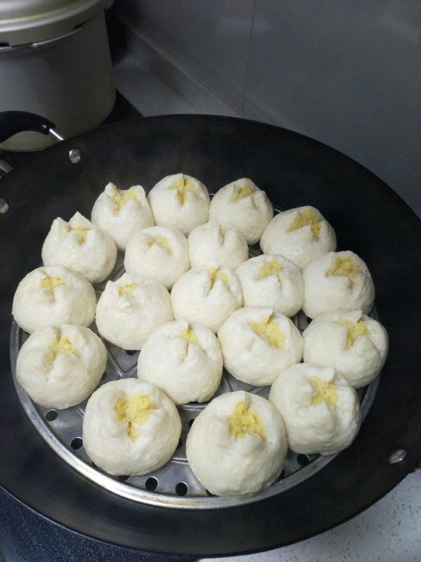 奶黄馅儿和奶黄包